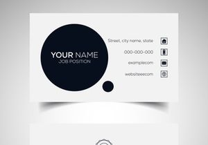 10 Double-sided creative and modern business card template. Vector illustration