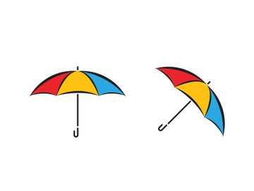 Umbrella icon vector design preview picture