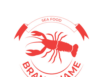 Vintage lobster logo preview picture