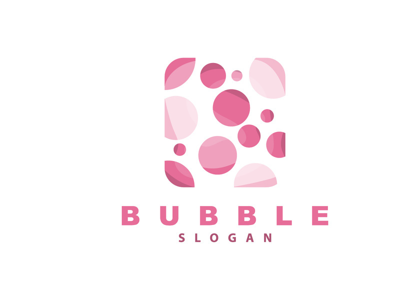 Bubble Logo, Beautiful Bubble Vector, Design Inspiration Element