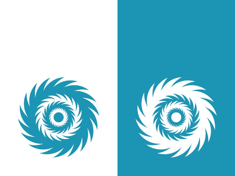 vortex vector illustration icon logo template design