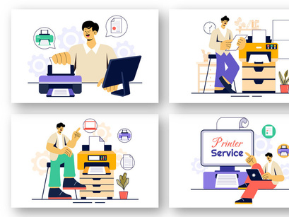 9 Professional Printing Services Illustration