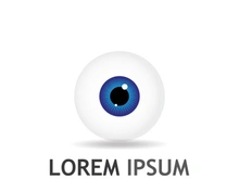 Eye logo with modern concept.