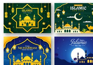 21 Happy Islamic New Year Illustration