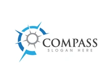 Compass icon illustration design