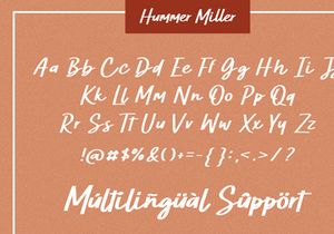 Hummer Miller - Free Font