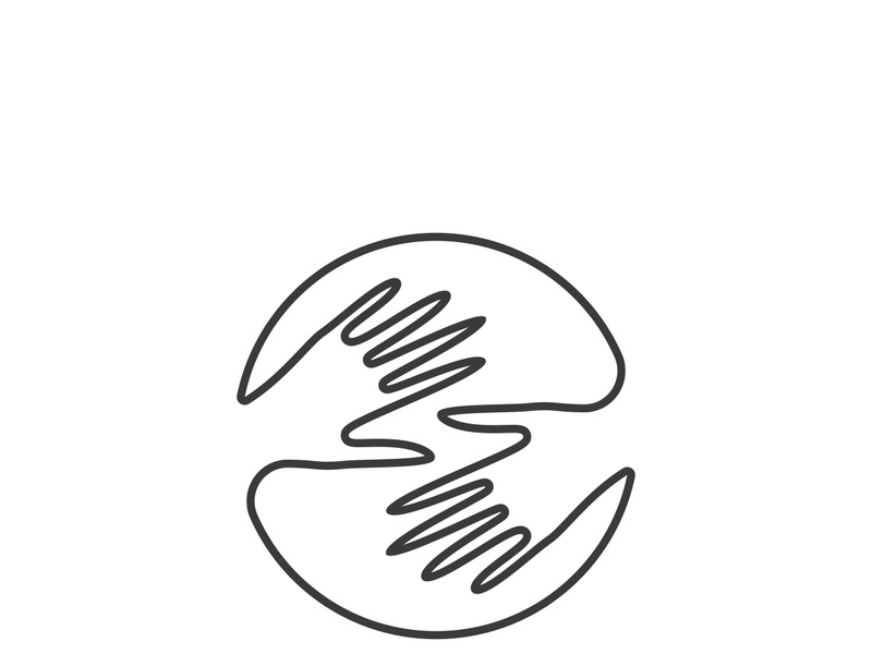 hand care logo and symbol vector