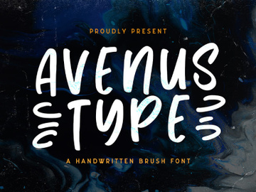 Avenus Type - Quirky Display Font preview picture