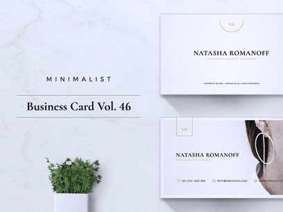Minimalist Business Card Vol. 46