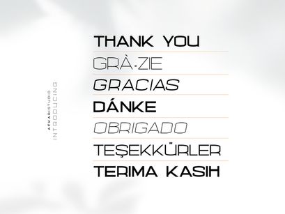 Nalom Sans Serif Typeface Font Family