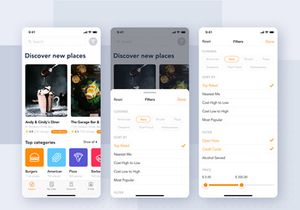 Food Delivery mobile app UI Kit