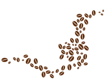 Coffee bean icon illustration preview picture