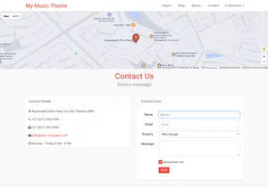 My Music Theme Html