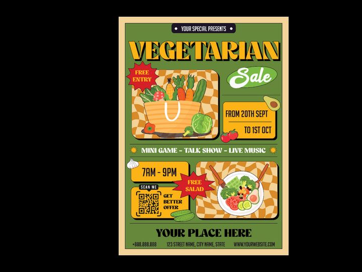 Vegetarian Day Flyer
