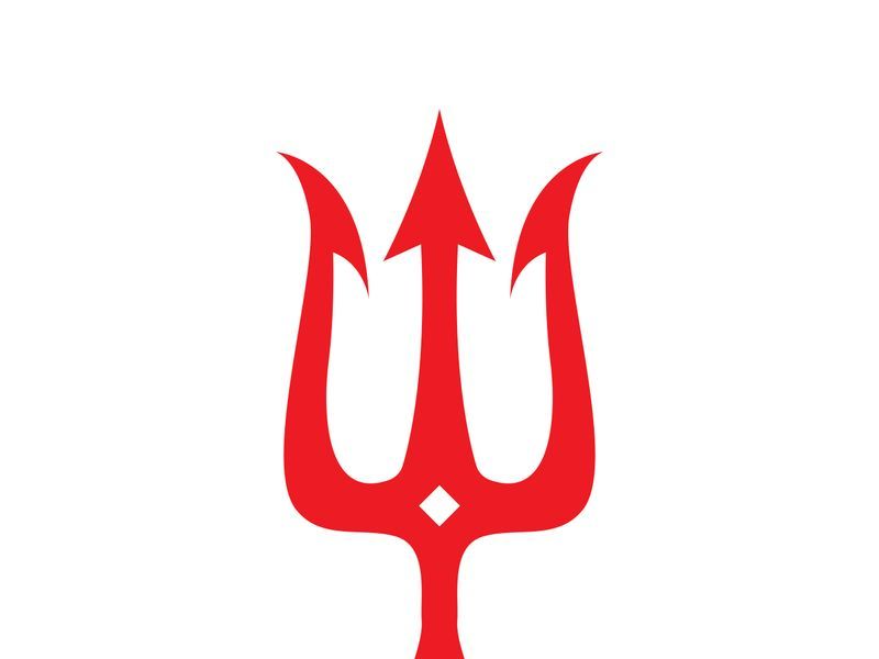 Mystic Trident Emblem Of Power magic trisula