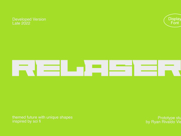 Relaser Display Font preview picture