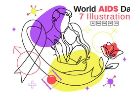 7 World AIDS Day Illustration preview picture