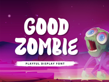 Good Zombie - Playful Display Font preview picture
