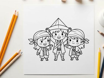 Graduates celebrating success vector illustration flat design