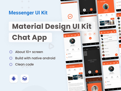 Messenger App - Android UI Template