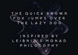 Monad Display Free Typeface