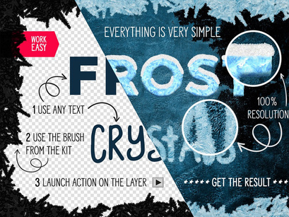 Free Frost Styles Effects For Adobe Photoshop