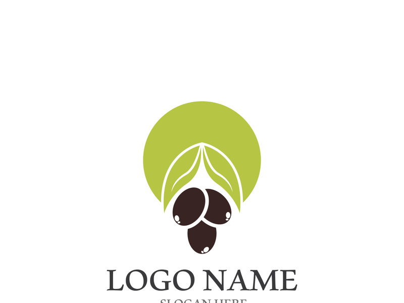 olive icon vector illustration design template