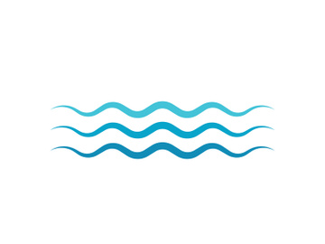 Water wave vector icon illustration preview picture