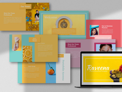 Raveena - Creative Keynote Template