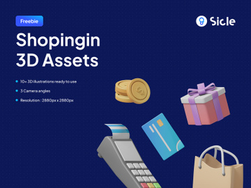 Shopingin - 3D Illustration Pack preview picture