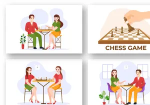11 Chess Board Game Illustration