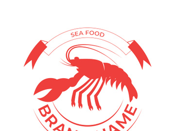 Vintage lobster logo preview picture