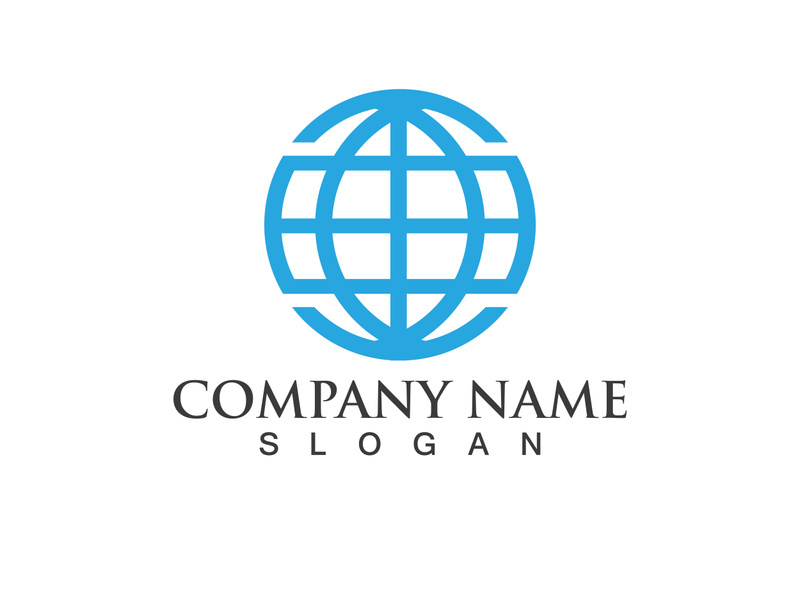 Globe wordl business finance logo