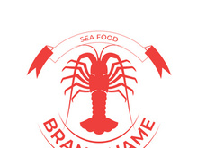 Vintage lobster logo