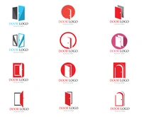 Door logo vector