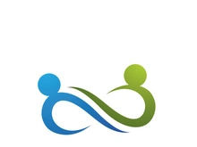 infinity people  family and community logo vector