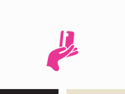 Hand holding credit card business icon image design