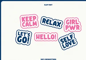 Klop - Friendly Rounded Font