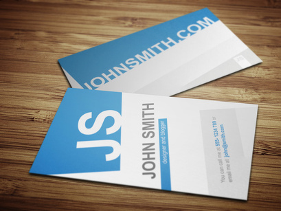 Funky Minimal Business Card Template