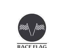 Race flag logo
