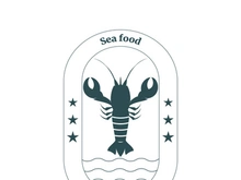 Vintage lobster logo