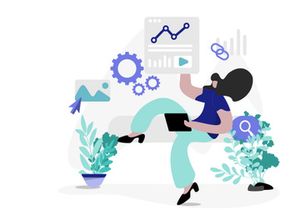 Social Media flat illustration