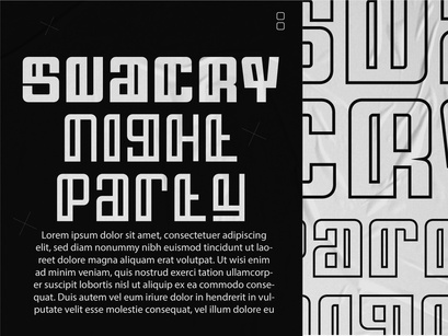 Squareo - Unique Display Typeface