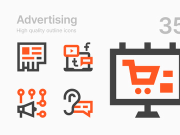 Advertising Icons preview picture
