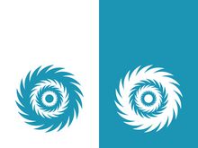 vortex vector illustration icon logo template design