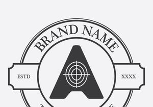A vintage logo