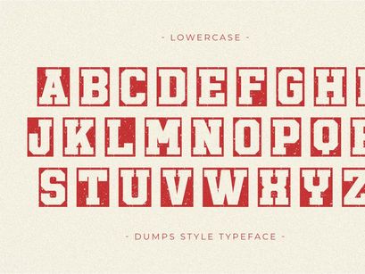 Dumps Style - Display Font