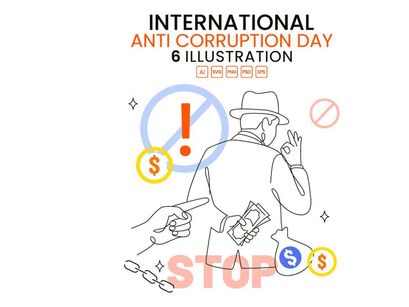 Ilustración del Día Internacional contra la Corrupción 2023
