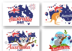 17 Happy Australia Day Illustration