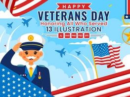 13 Happy Veterans Day Illustration preview picture